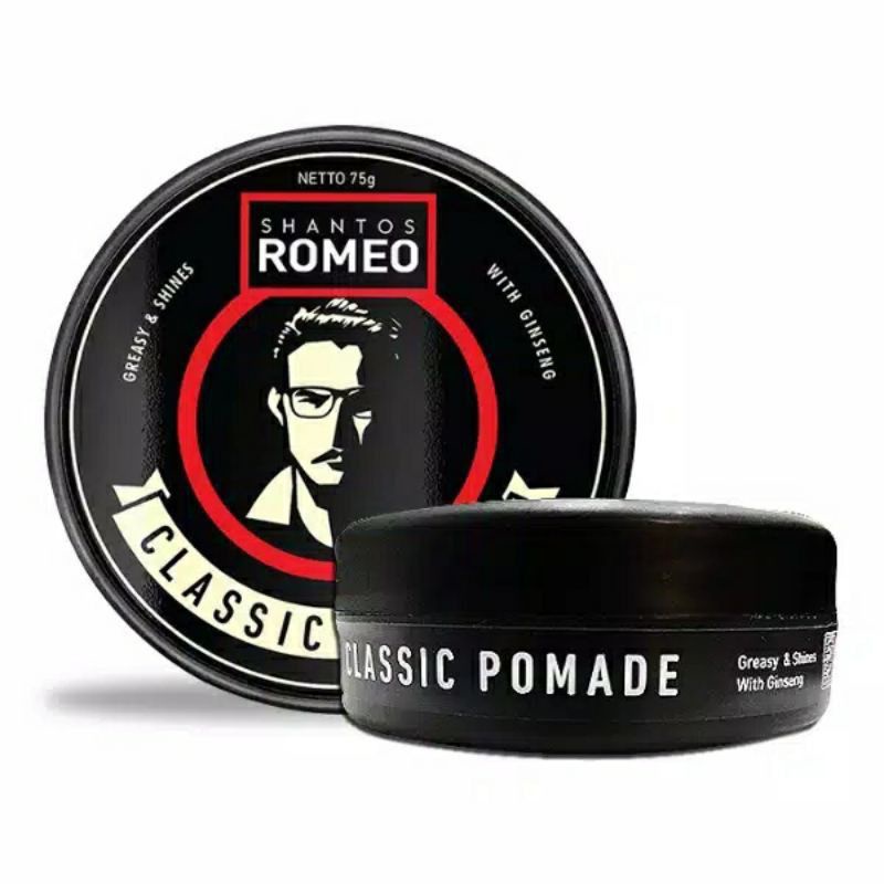 SR HAIR POMADE CLASSIC POT 75 GR ORIGINAL BPOM MINYAK RAMBUT PRIA / OIL WATTER CLAY WAX GEL DLL — foto 2