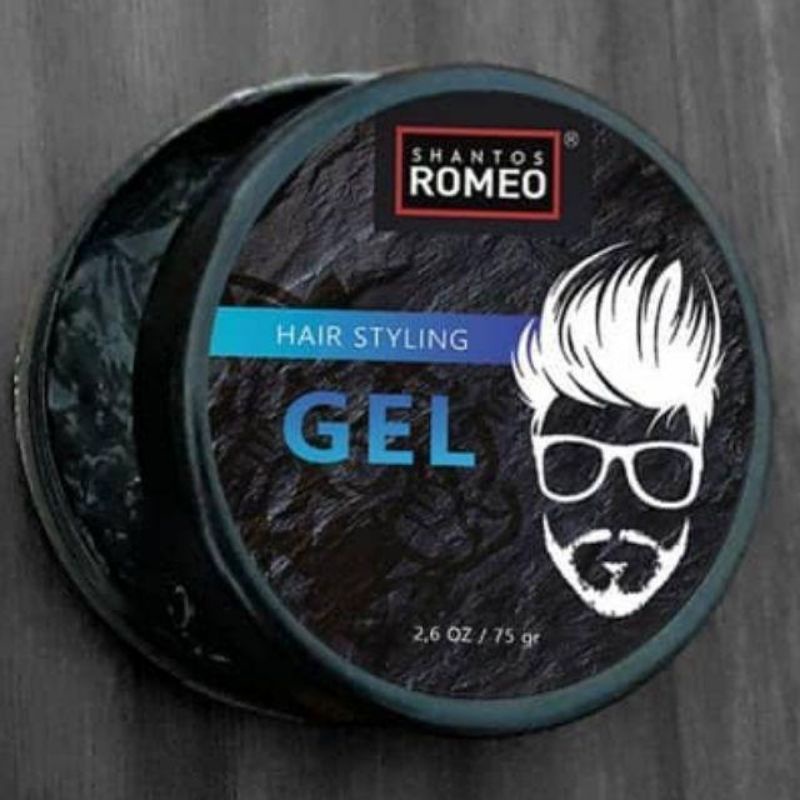SR POMADE HAIR STYLING GEL POT 75GR ORIGINAL BPOM / POMADE OIL WATTER WAX CLAY GEL BASED — foto 2