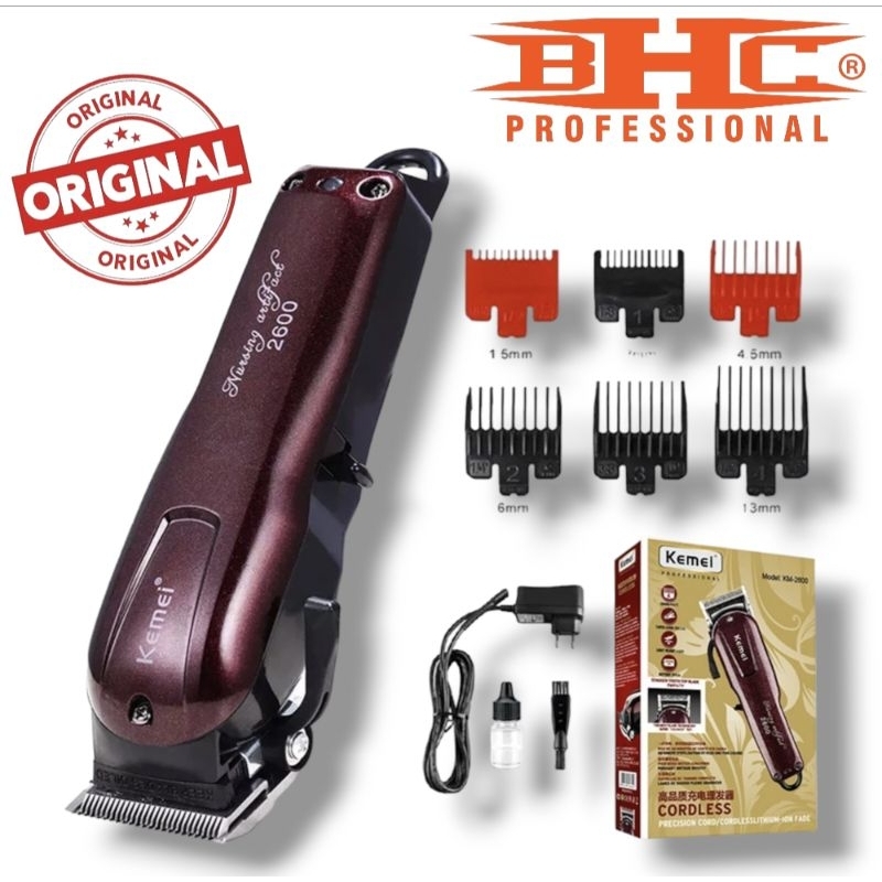 Original Hair Clipper Mesin Pencukur Rambut Wireless Elektrik Tanpa Kabel BARBER SALON DLL — foto 2