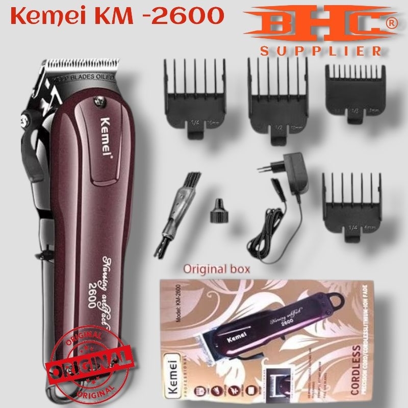 Original Hair Clipper Mesin Pencukur Rambut Wireless Elektrik Tanpa Kabel BARBER SALON DLL — foto 3