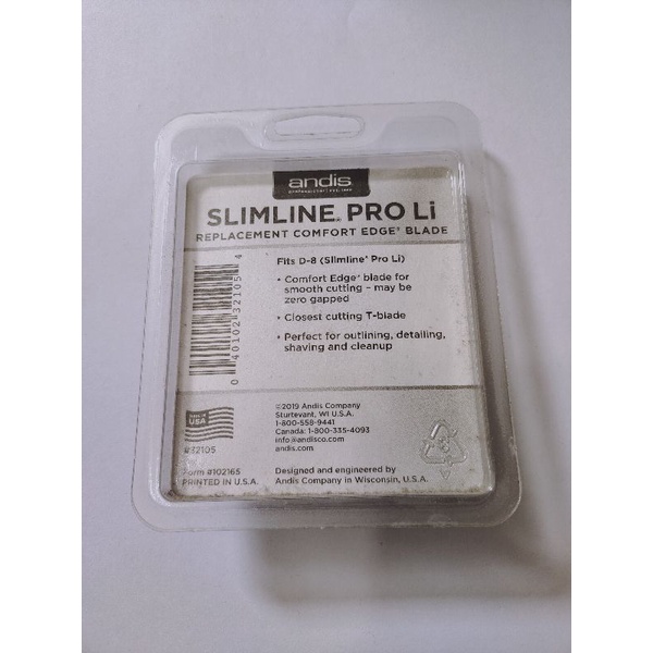 BLADE ANDIS SLIMELINE PRO LI TRIMMER ORIGINAL PISAU CADANGAN MESIN CUKUR RAMBUT — foto 2