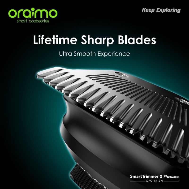 Oraimo TR13N Electric Smart Clipper GARANSI 1 Tahun Alat Cukur Elektrik Rambut — foto 2
