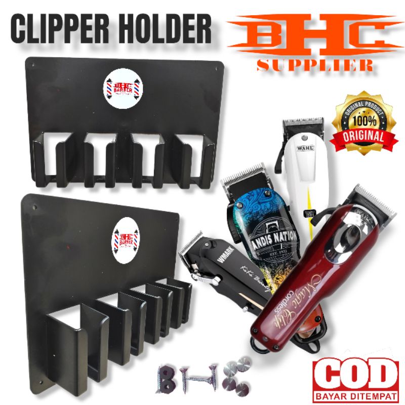 CLIPPER holder rak tempat clipper trimmer shaver mesin cukur rambut sejenis nya — foto 2