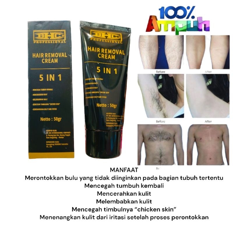 Cream Perontok bulu permanen Milk Recipe 5 in 1 Hair Removal Cream Perontok Bulu / BHC Hair Removal Cream / Hair Remover / Pencabut Bulu / Pencerah Penghilang Bulu Hair Remover Cream / Hair Removal / Pencabut Bulu / Pencerah Penghilang Bulu Ketiak