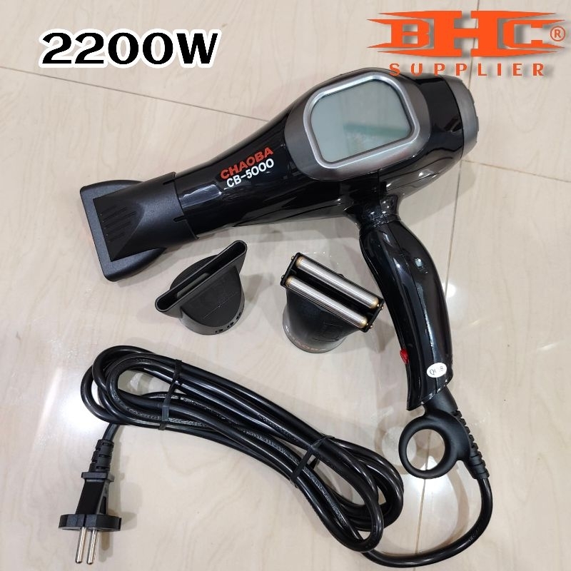 CHAOBA Hair Dryer Pengering Rambut 2200W Original Blow Salon Barber Pangkas Rambut Professional — foto 4