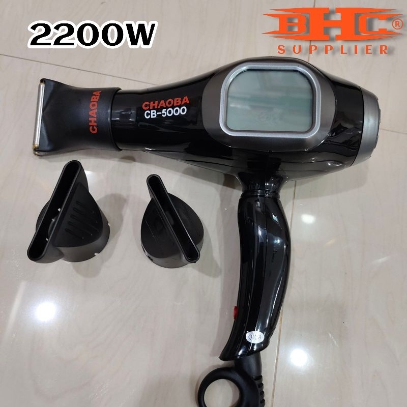 CHAOBA Hair Dryer Pengering Rambut 2200W Original Blow Salon Barber Pangkas Rambut Professional — foto 5