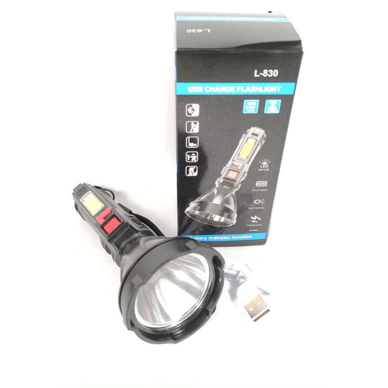 HARGA PROMO SENTER L823 SUPER TERANG CHARGER WATER PROOF ANTI AIR — foto 3