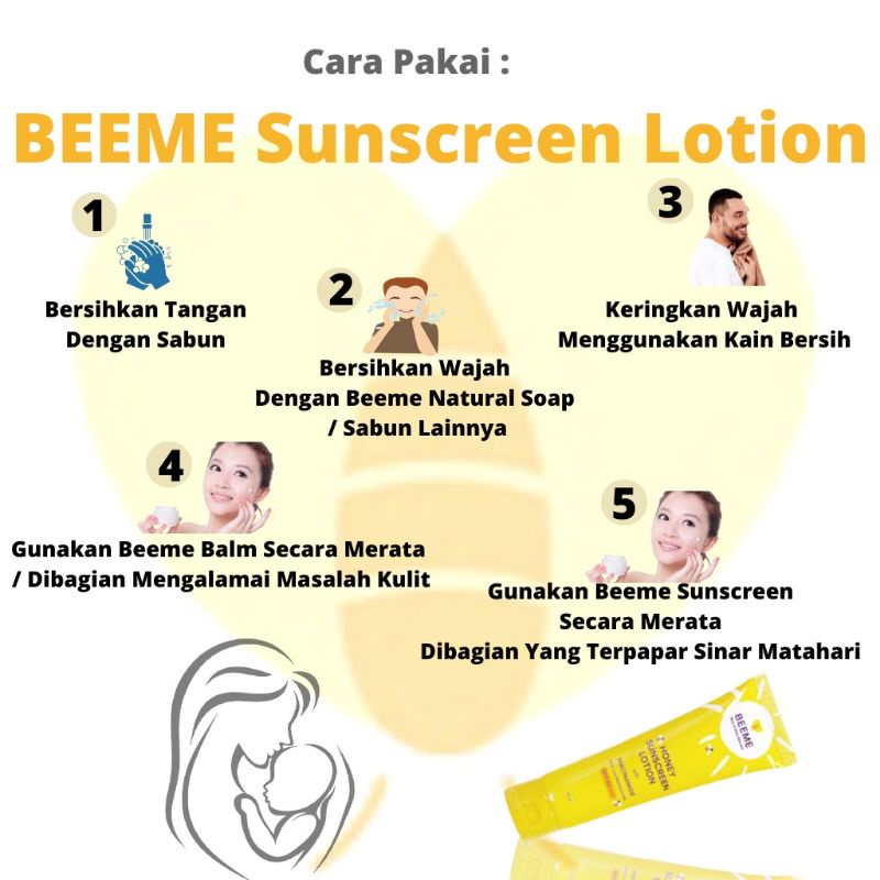 Beeme Lotion Sunscreen / Skincare Ibu Dan Anak / Skin Care Baby — foto 3