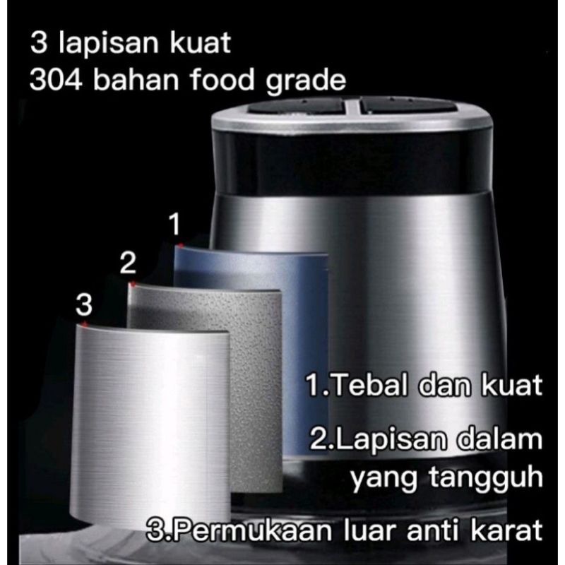 PROMO CHOPPER BLENDER DAGING SAYUR DLL BAHAN STAINLESS STEEL ANTI KARAT ORIGINAL MKC — foto 2