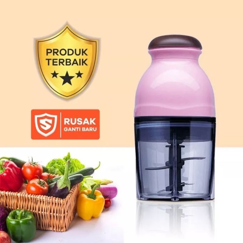 Chopper Capsule Mini Elektrik Blender Buah Daging Sayur Bumbu Dapur Penggiling Daging Choper Coper — foto 3