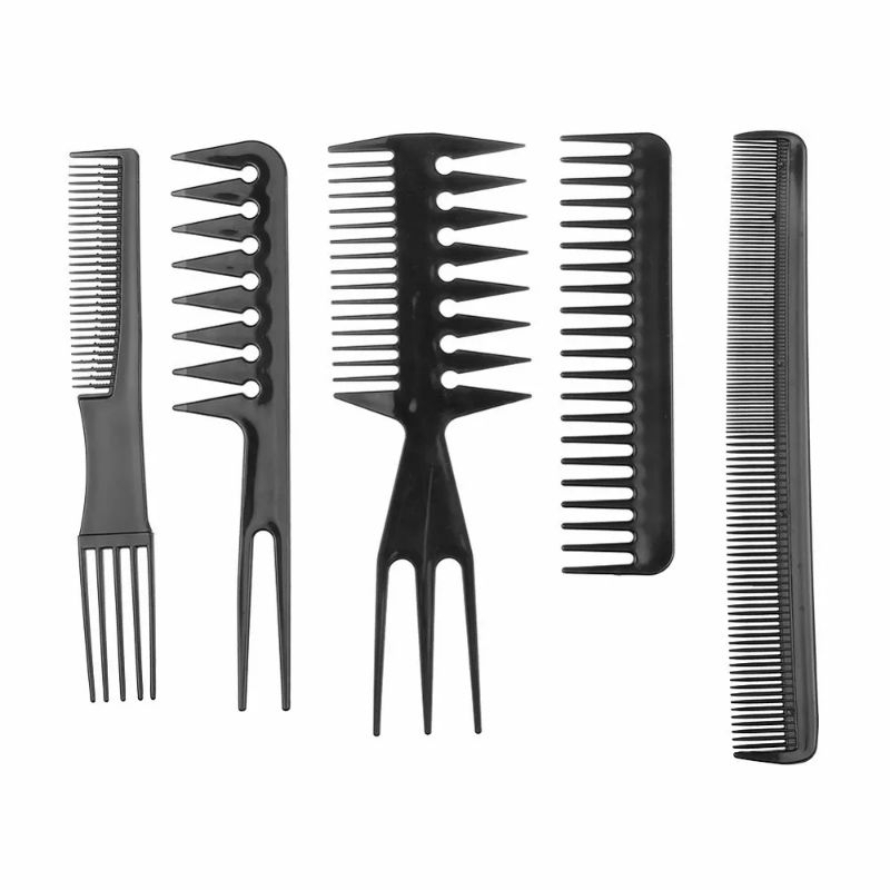 1 Set Sisir 10 Pcs Sisir Salon Cukur Rambut Barbershop — foto 4