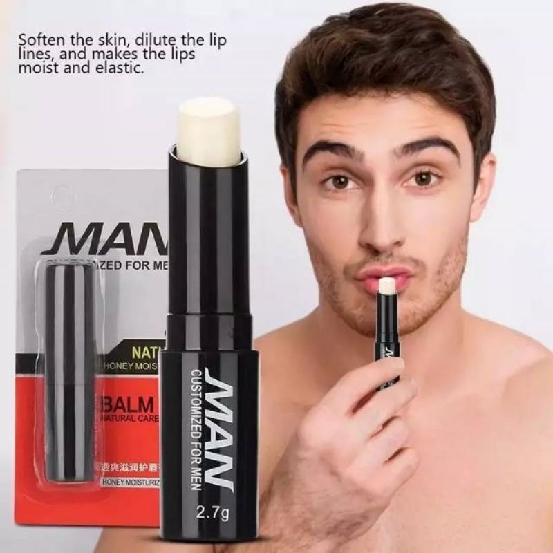 Balm Lip Man / Serum Bibir Perokok Merah / Pemerah Alami Bibir Pria / Lipstick Lips — foto 2