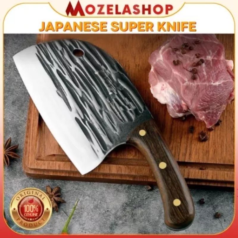 JAPANESE SUPER KNIFE Pisau Dapur Pisau Daging Pisau Pemotong Daging Knife Japan Anti Karat — foto 2