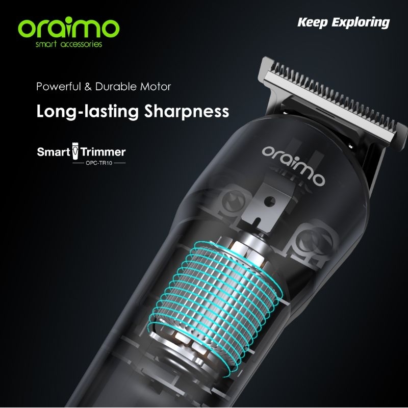 Oraimo TR10 Original Hair Trimmer Garansi 1 Tahun Mesin Cukur Jenggot Kumis Original — foto 3