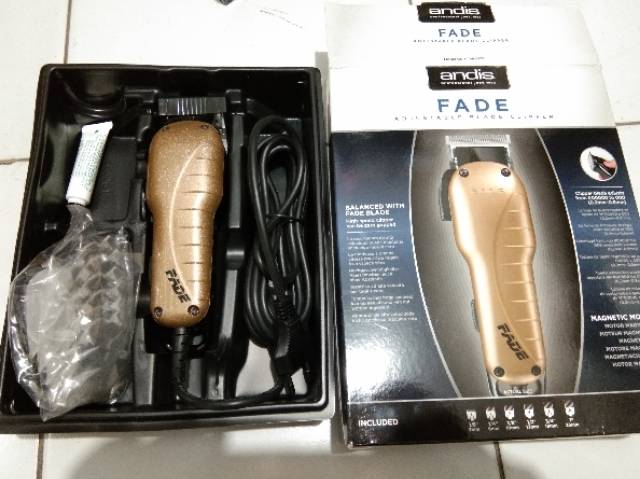 HAIR CLIPPER ANDIS FADE ORIGINAL USA MESIN MENCUKUR RAMBUT PANGKAS GUNTING POTONG BARBERSHOP PREMIUM — foto 3