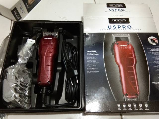 CLIPPER ANDIS usPRO ORIGINAL USA MESIN MENCUKUR RAMBUT PANGKAS GUNTING POTONG BARBERSHOP PREMIUM — foto 2