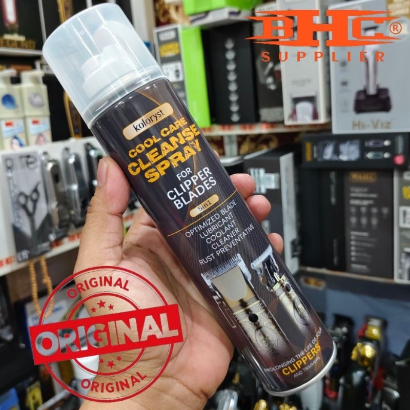 Koloryst Cool Care Coolant Pendingin Blade Clipper Pisau Mata Mesin Cukur Rambut Fade Disinfestant Cleaner Anti Karat Korosi Pisau Trimmer Shaver