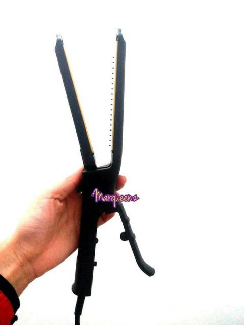 Catok rambut catokan rambut pelurus rambut sonar sn839 pemanas rambut meluruskan rambut — foto 4