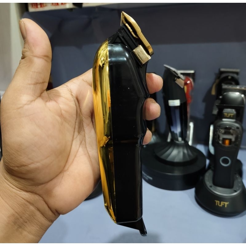 Walux 8102C Hair Clipper Cordless Original Mesin Pencukur Rambut Tanpa Kabel Portable Wireless Merah — foto 3