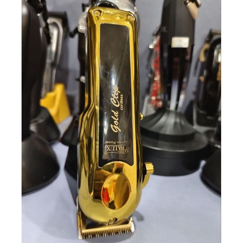 Walux 8102C Hair Clipper Cordless Original Mesin Pencukur Rambut Tanpa Kabel Portable Wireless Merah — foto 5