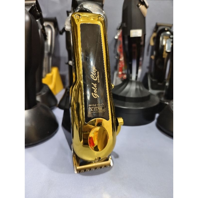Walux 8102C Hair Clipper Cordless Original Mesin Pencukur Rambut Tanpa Kabel Portable Wireless Merah — foto 6