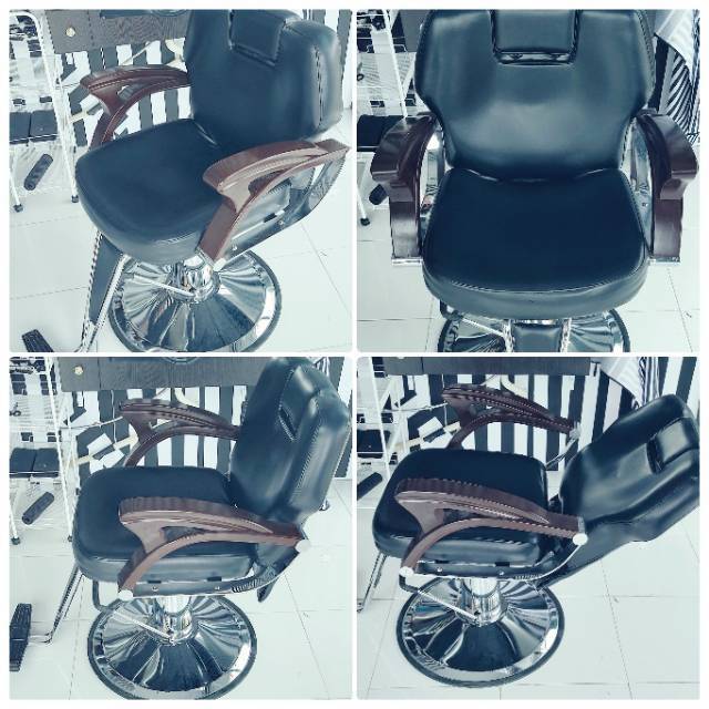 FREE ONGKIR JAKARTA KURSI BARBERSHOP SALON PANGKAS RAMBUT PREMIUM HIDROLIK 8802 MUTAR NAIK TURUN — foto 3