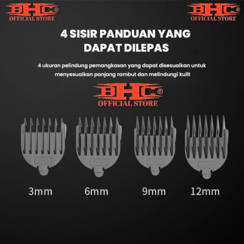 Beardo 2 Hair Clipper Electric Alat Cukur Potong Rambut TYPE C Garansi 1 Tahun Mesin Cukur Rambut Jenggot Kumis Garansi Pabrik — foto 8