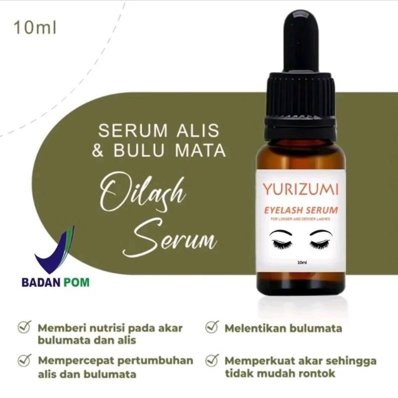 Yurizumi Eyelash Eyebrow Serum Bulu Mata dan Alis Menebalkan Menumbuhan Cepat Dengan Oilash — foto 3