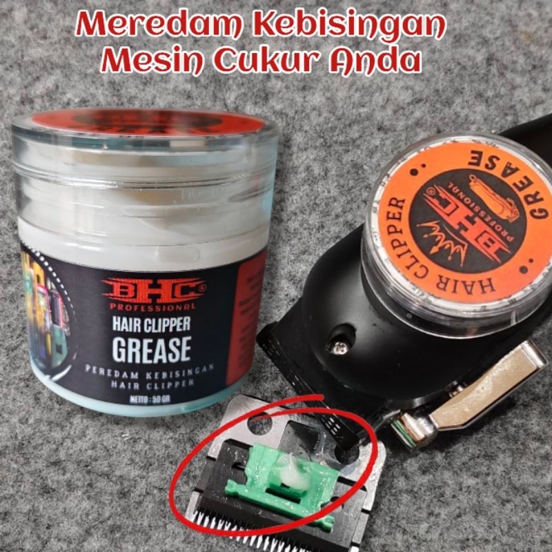 BHC Grease Hair Clipper Trimmer Shaver Peredam Kebisingan Mesin Cukur Rambut Perawatan Pelumas Camfollow Sparepart Mesin Cukur — foto 6