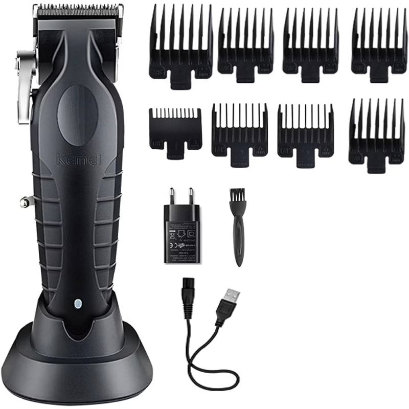 Hair Clipper 2296 Orginal Mesin Pencukur Rambut Wireless Tanpa Kabel Barbershop Pangkas Rambut Salon — foto 3