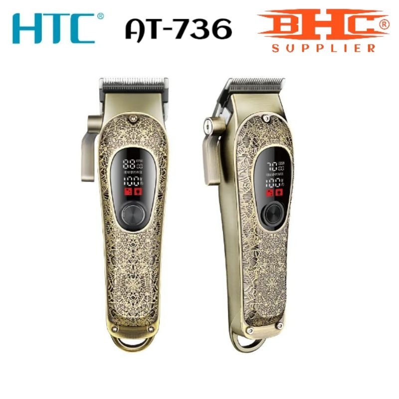 HTC AT - 736 Hair Clipper Trimmer Shaver Mesin Cukur Rambut Original Kliper Klifer Cliper Clifer Mesin Cukur Rambut — foto 5