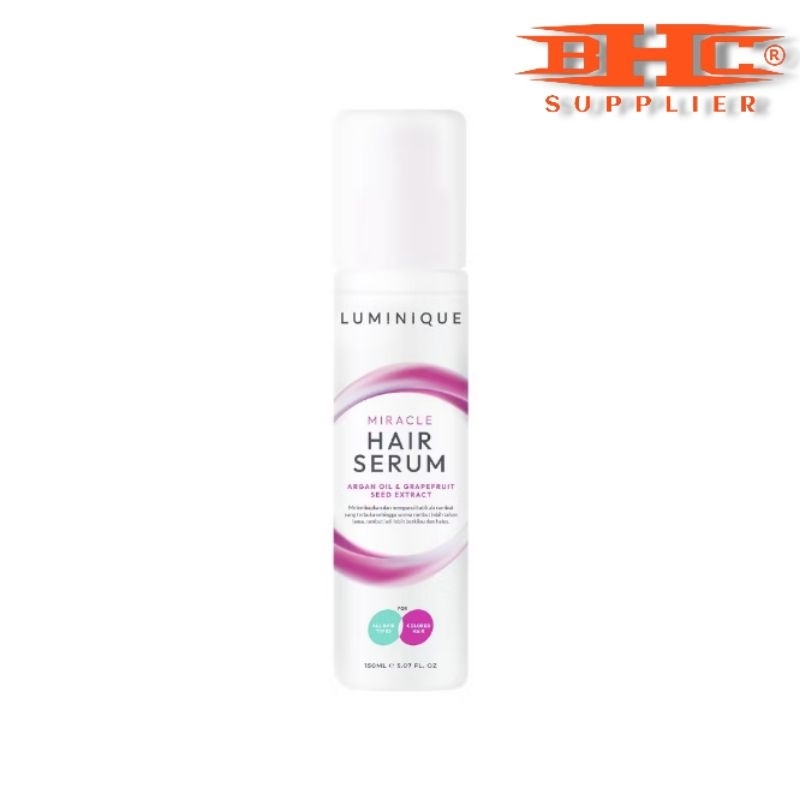 Luminique Hair Serum Miracle 150ml Haircare Minyak Rontok Treatment Perawatan Vitamin Kering Shampoo — foto 3