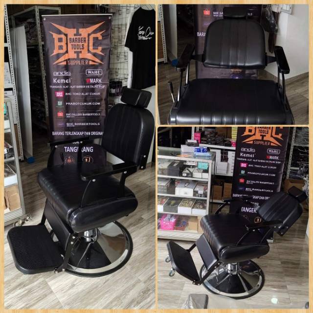 KURSI BARBERSHOP HIDROLIK FREE ONGKIR TO DKI KURSI BARBER SHOP PANGKAS CUKUR RAMBUT 8.5 — foto 2