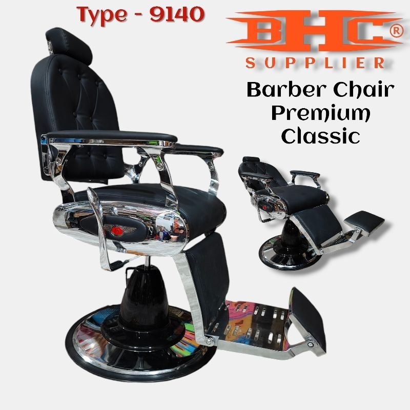 Kursi Barber Hidrolik Premium Classic Import 9140 Barber Chair Kursi Gunting Cukur Pangkas Rambut — foto 4