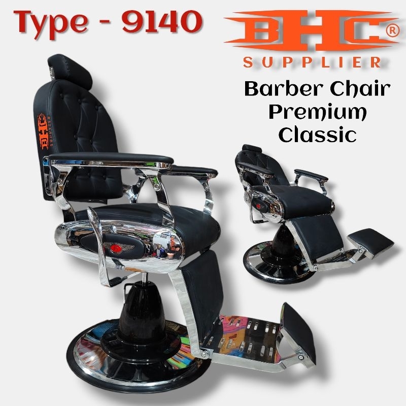 Kursi Barber Hidrolik Premium Classic Import 9140 Barber Chair Kursi Gunting Cukur Pangkas Rambut — foto 5