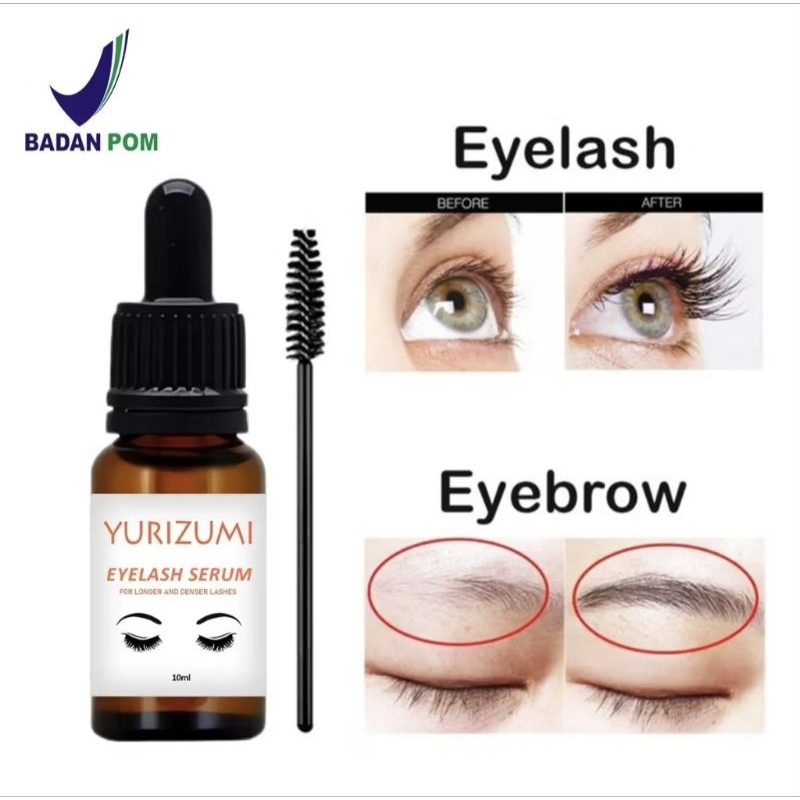 Yurizumi Eyelash Eyebrow Serum Bulu Mata dan Alis Menebalkan Menumbuhan Cepat Dengan Oilash — foto 6