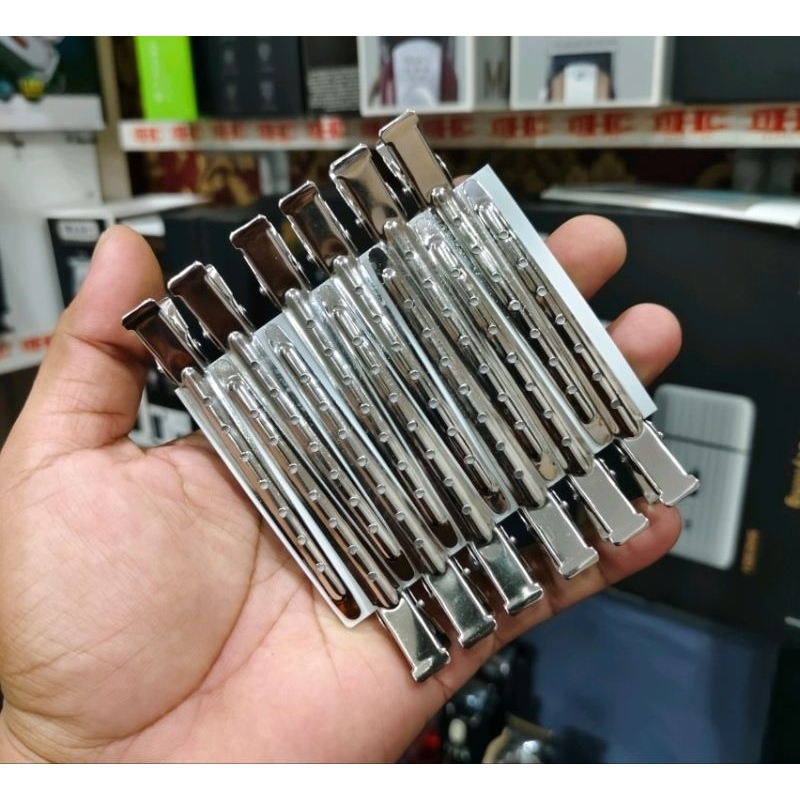 Jepit Rambut Stainless 12 Pcs Per Pack Jepit Bebek Jepitan Buaya Hair Clip — foto 2