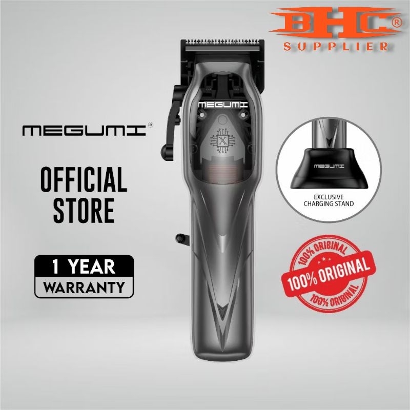 Megumi Hair Clipper X9 Original Mesin Pencukur Rambut Pangkas Gunting Barber Salon Fading Blade — foto 3