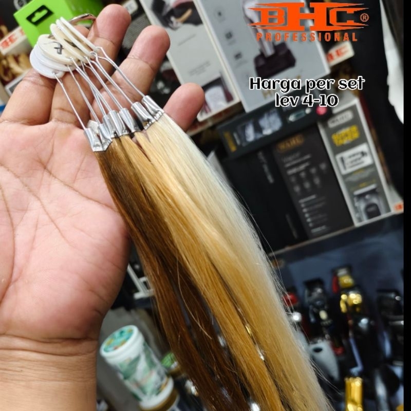 Hair Bleaching Sample Level Target 4 Sampai 10 Contoh Level Bleach Rambut — foto 4