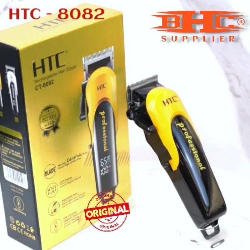 HTC - 8082 Hair Clipper Trimmer Shaver Mesin Cukur Rambut Original Kliper Klifer Cliper Clifer Mesin Cukur Rambut — foto 3