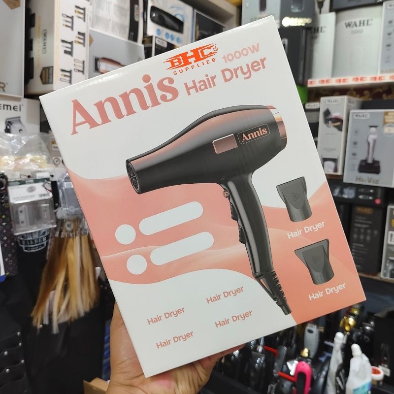 Hair Dryer Annis New Pro 1000w Original Pengering Rambut Hairdryer — foto 3