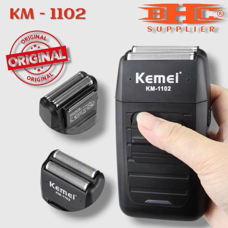 HAIR SHAVER 1102 CORDLESS ORIGINAL MESIN CUKUR RAMBUT PORTABLE UNTUK BOTAK LICIN — foto 5