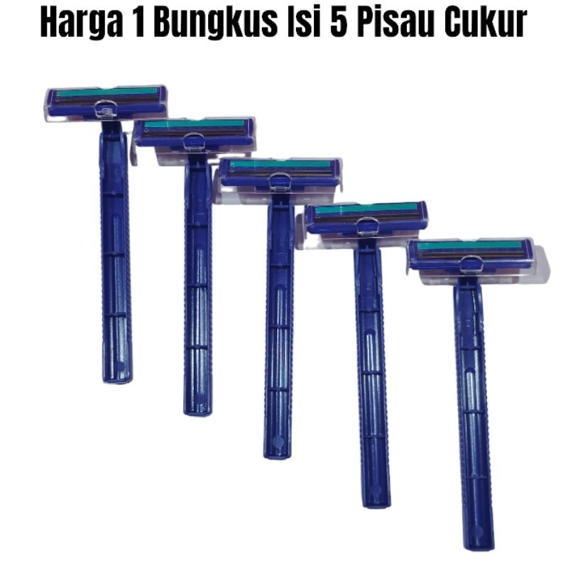 RAZOR KEROKAN JENGGOT STARKE 1 PACK ISI 5 PCS ORIGINAL ALAT CUKUR RAMBUT — foto 2