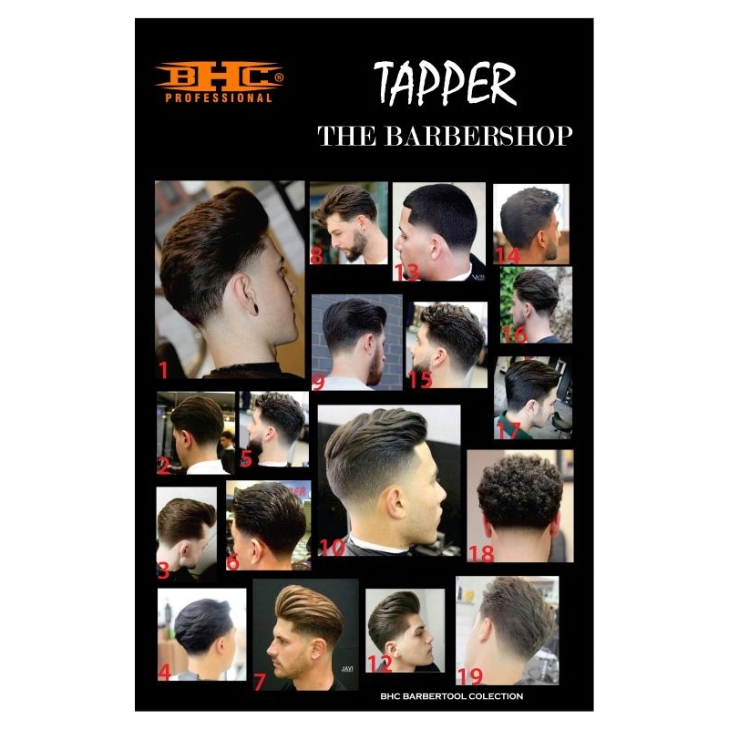 BAYAR DITEMPAT Poster barbershop untuk 6 lembar poster pangkas rambut alat cukur rambut model gaya — foto 6