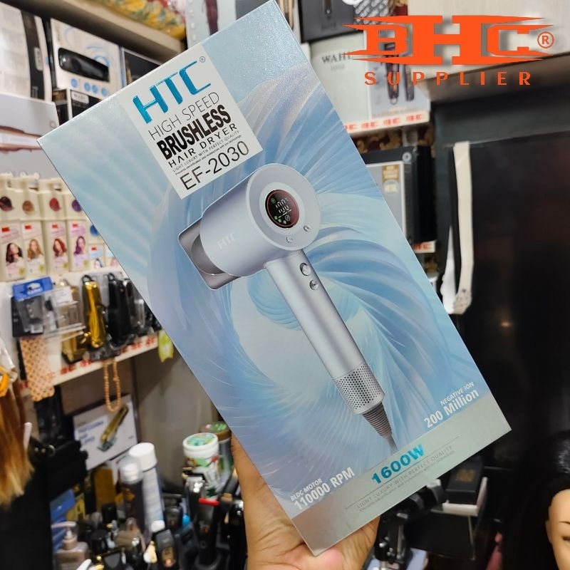 HTC AF - 2030 Hair Dryer 1600W Original Pengering Rambut BLDC Motor 110000 Rpm Hairdryer — foto 2