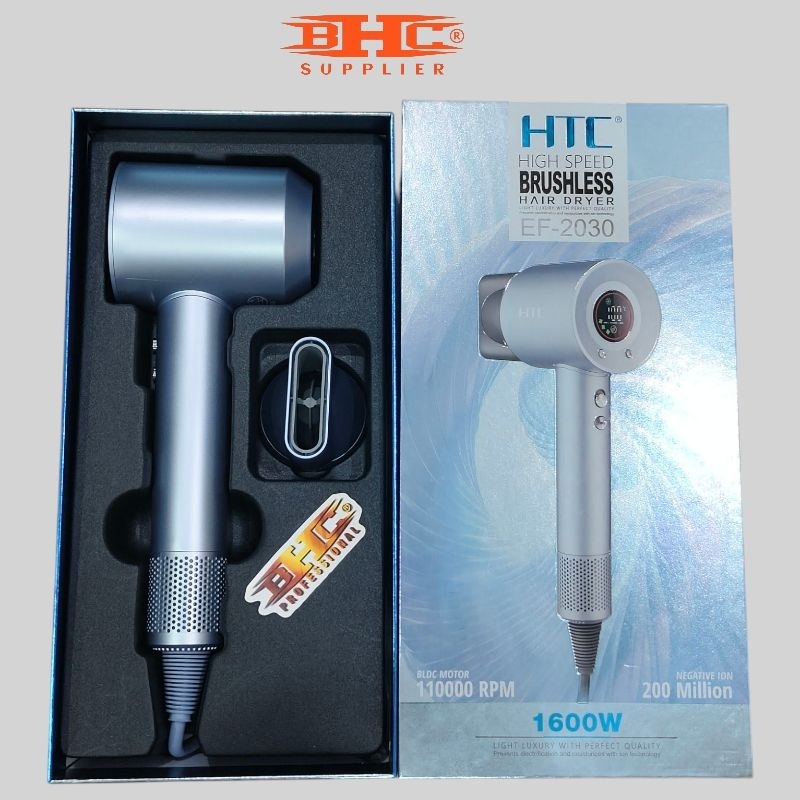 HTC AF - 2030 Hair Dryer 1600W Original Pengering Rambut BLDC Motor 110000 Rpm Hairdryer — foto 4