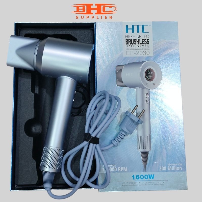 HTC AF - 2030 Hair Dryer 1600W Original Pengering Rambut BLDC Motor 110000 Rpm Hairdryer — foto 5