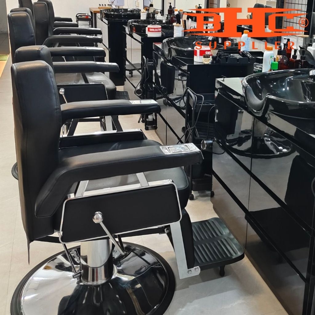Paket Kursi Meja Washbak Cermin Barbershop Premium Fullset Untuk 1 Kursi — foto 2