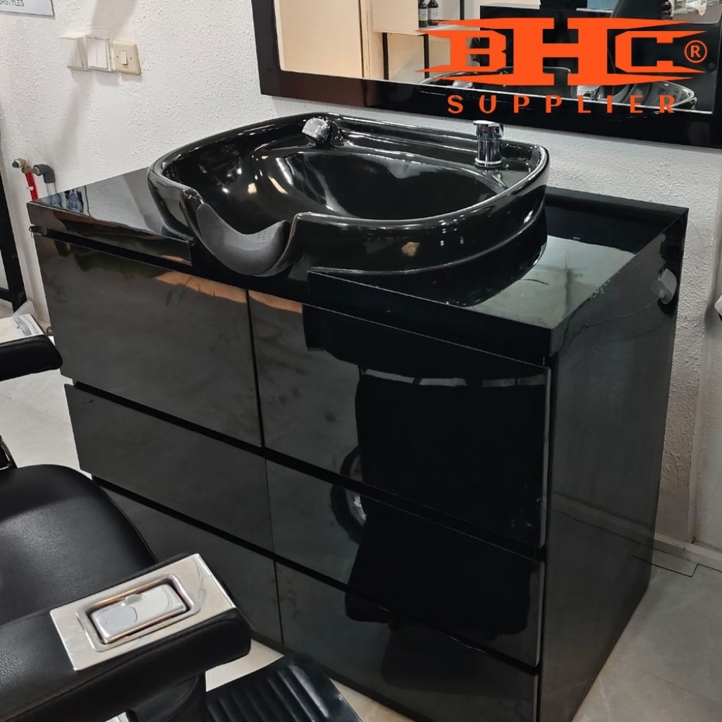 Paket Kursi Meja Washbak Cermin Barbershop Premium Fullset Untuk 1 Kursi — foto 3