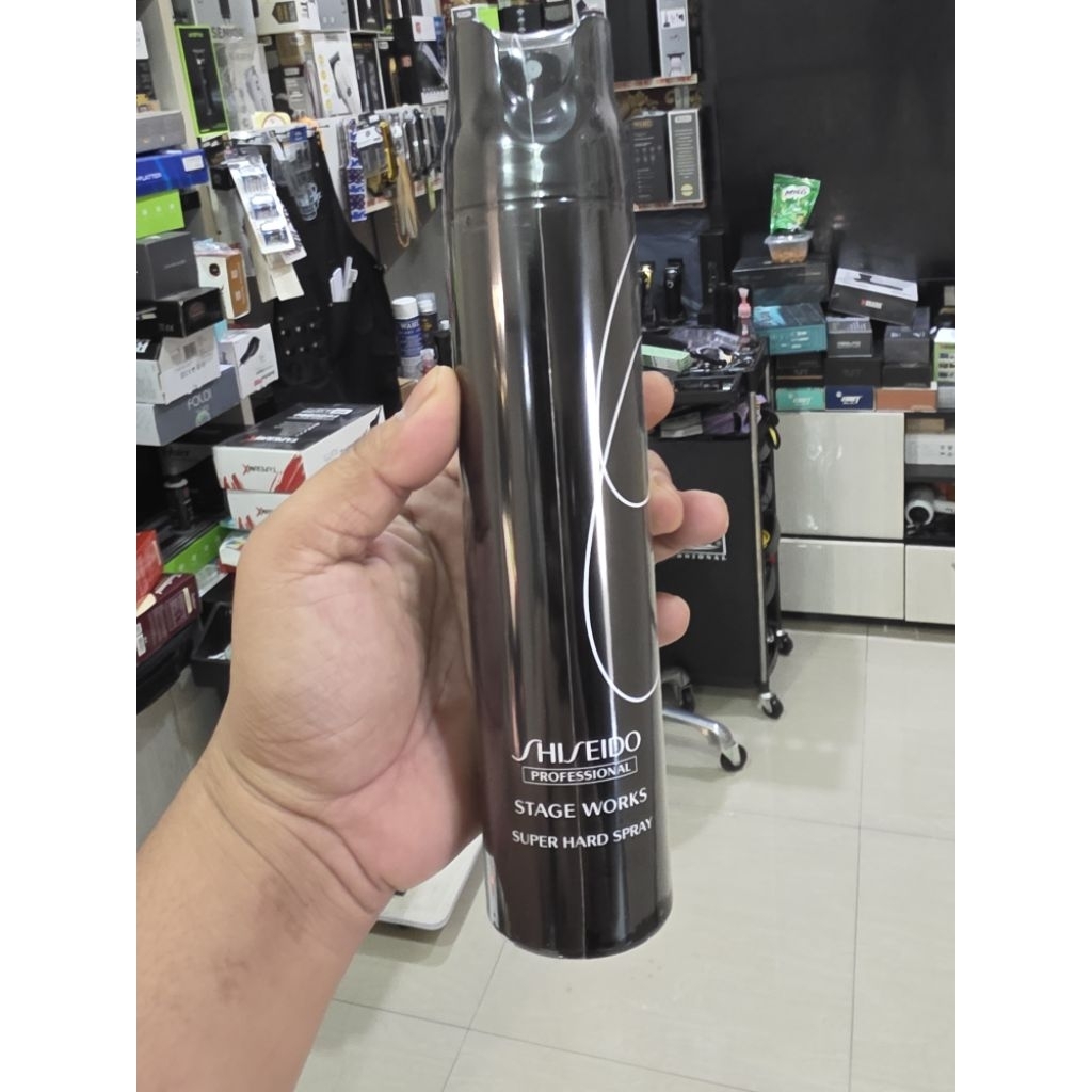 Shiseido Professional Stage Works Super Hard Spray – Hair Styling Spray Tahan Lama — foto 2